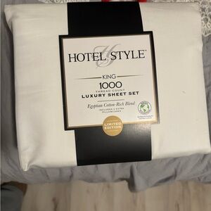 Hotel Style King Luxury Sheet Set - White